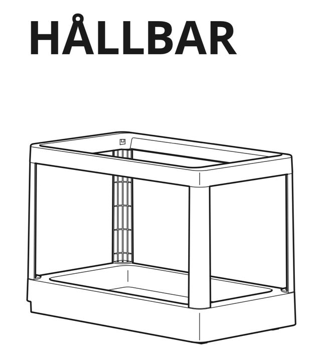 Estructura extraible residuos IKEA