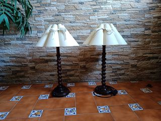 juego de lámparas de sobremesa 