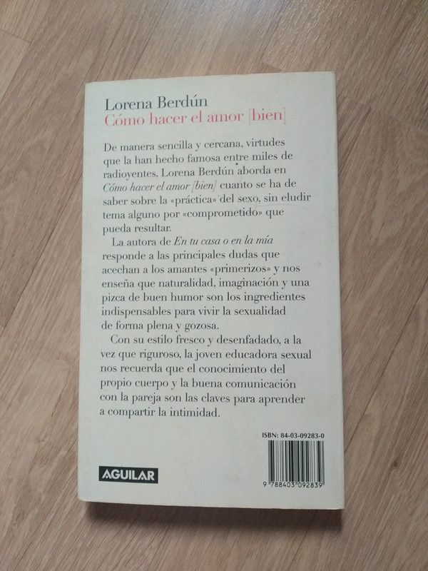 OFERTA Libro Cómo hacer el amor (bien)