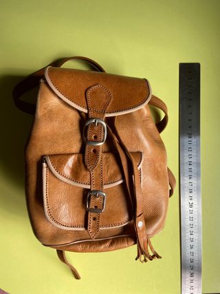 Mochila de cuero