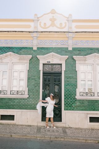 Vestido de novia corto