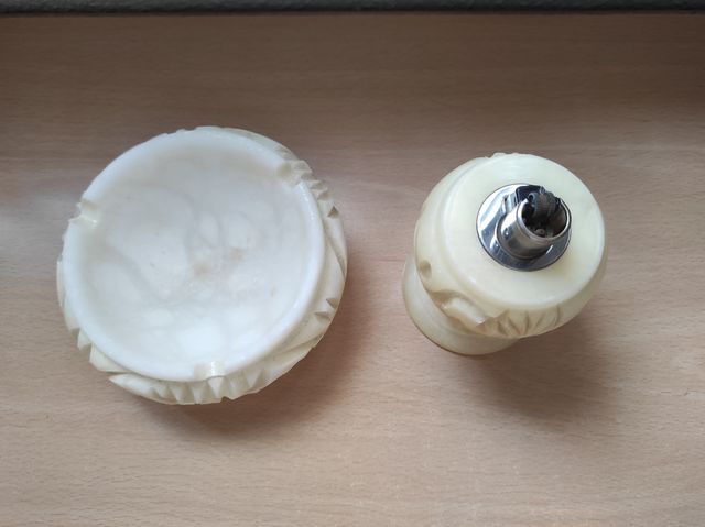 Juego de Cenicero y porta mechero mármol 