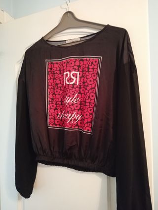 Blusa Risnacimiento negra