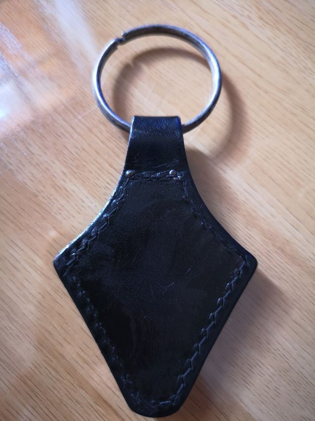 Dainese, llavero de cuero 1994