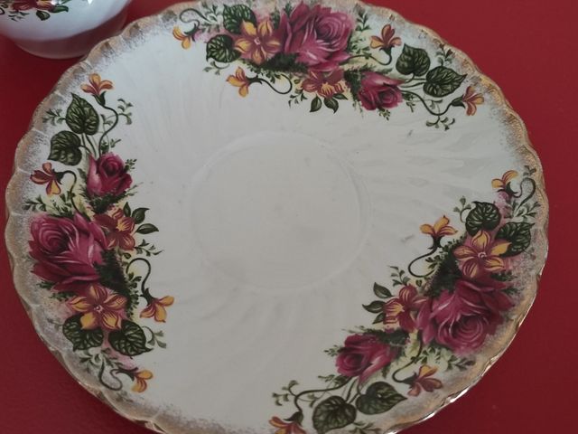 Taza Té Plato Porcelana Inglesa Washington Pottery