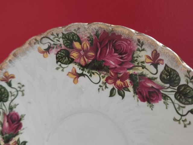 Taza Té Plato Porcelana Inglesa Washington Pottery