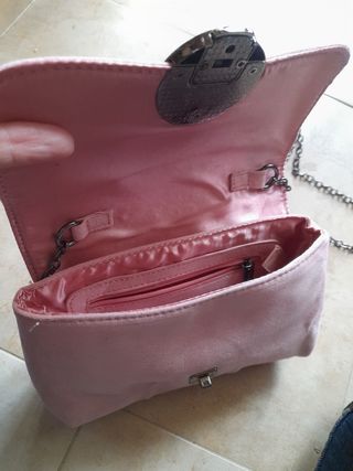 bolso fiesta rosa