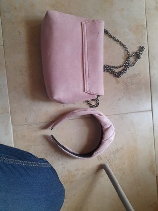 bolso fiesta rosa