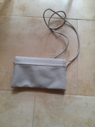 bolso fiesta gris perla