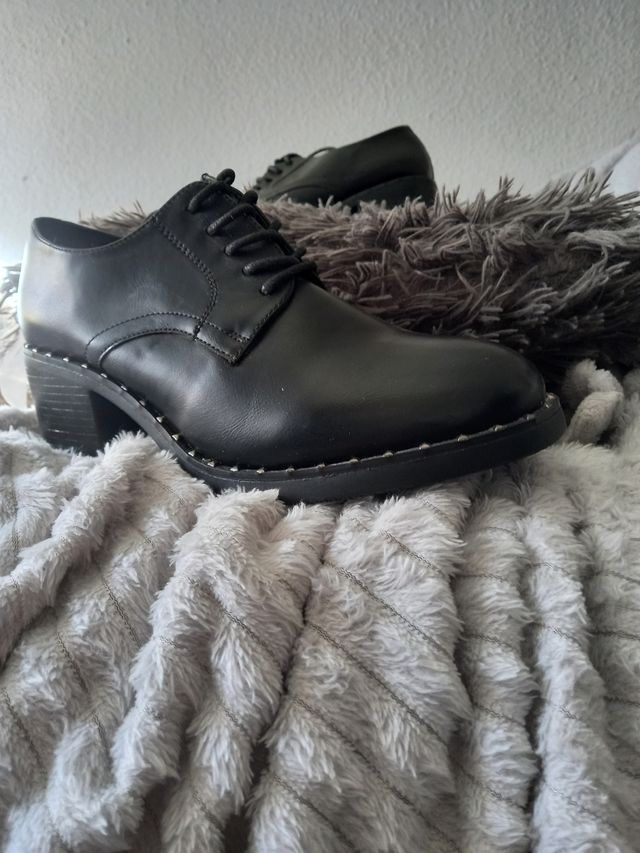 Mocasines con tacón