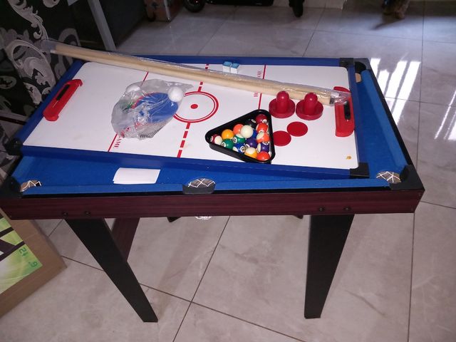 3 en 1  mesa de multijuegos