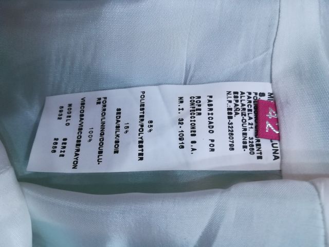 Vestido verde ceremonia Miguel de Luna