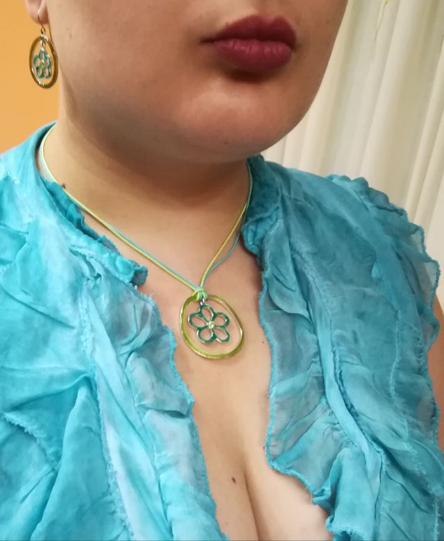 Vestido verde ceremonia Miguel de Luna