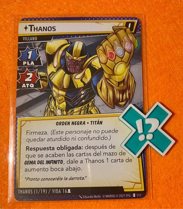 Tokens de palabras clave para Marvel Champions