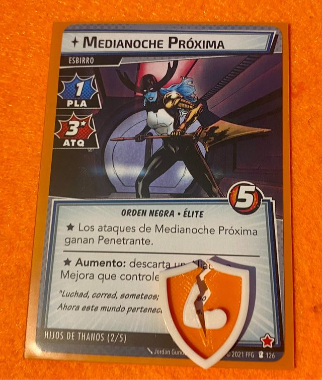 Tokens de palabras clave para Marvel Champions