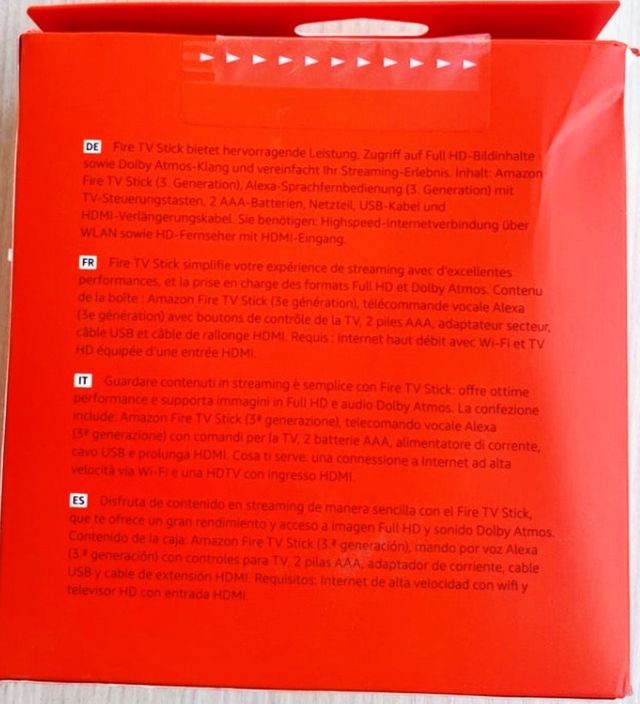 FIRE STICK TV -NUEVO- AMAZON