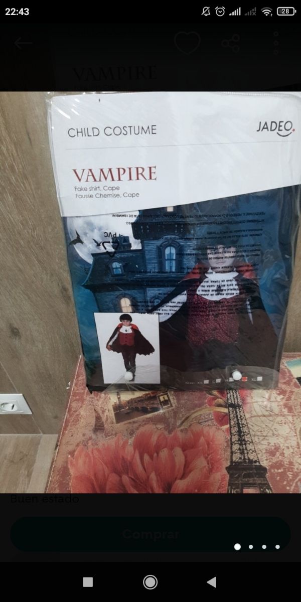 disfraz vampiro