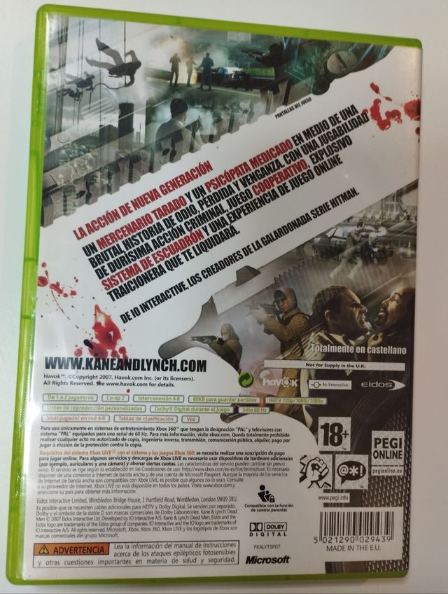 Kane & Lynch - Xbox 360