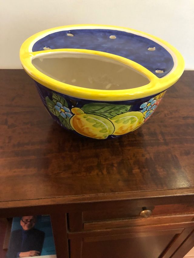 Porta mozzarella da tavola in ceramica di Vietri