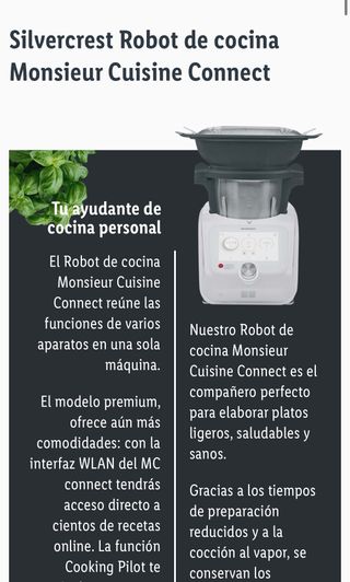 Monsieur Cuisine Connect Robot cocina