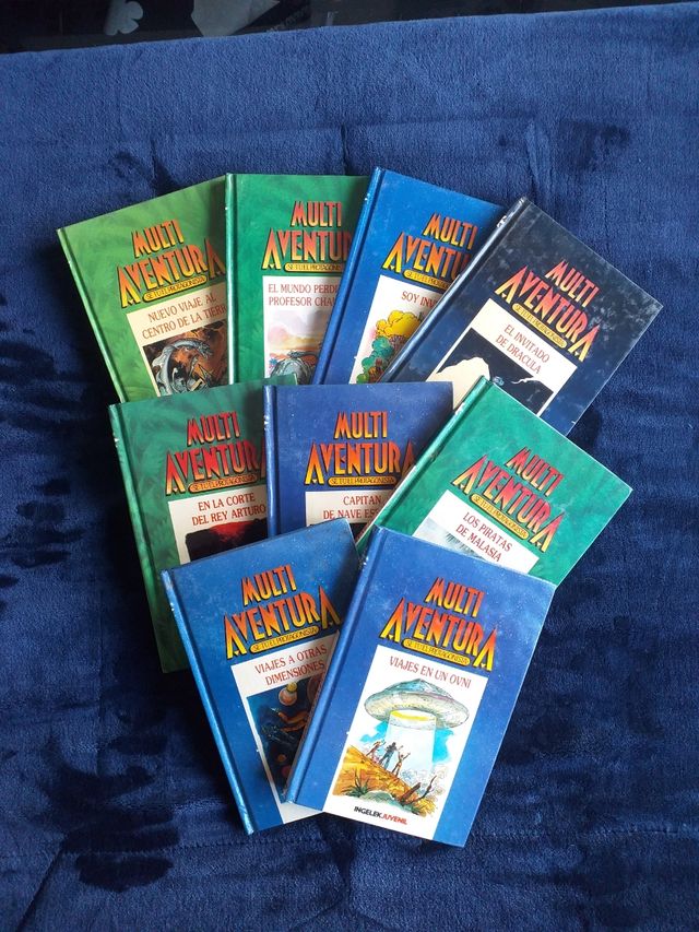 MC LOTE MULTI AVENTURA (9 LIBROS) INGELEK - USADO