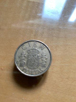 Moneda de cien pesetas 