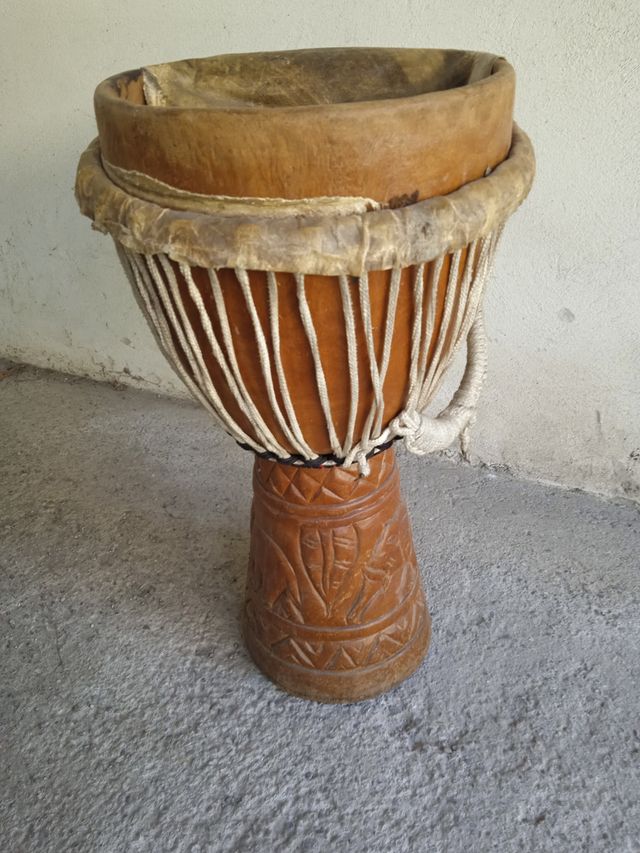 Djembe usato senza pelle