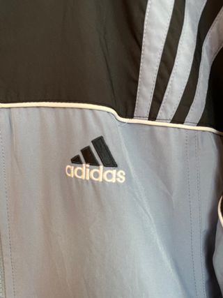 Chaqueta VINTAGE azul negra ADIDAS talla USA L