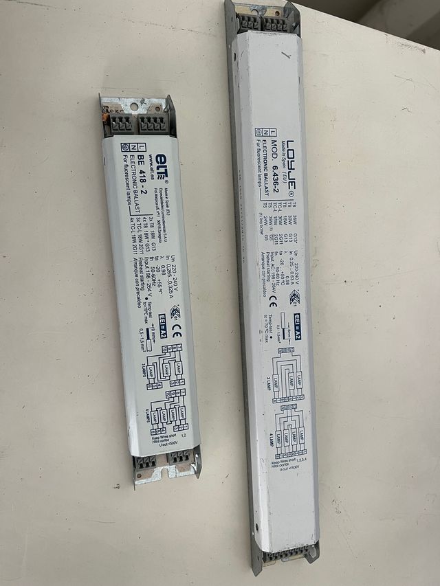 Balastros electrónicos para equipos de iluminacion