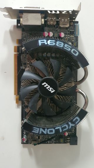 tarjeta grafica Radeon msi 6850 cyclone 1 GB