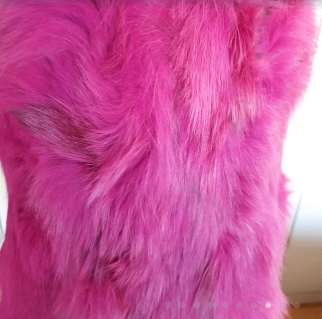 OFERTAChaleco zorro y conejo rosa