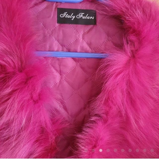 OFERTAChaleco zorro y conejo rosa