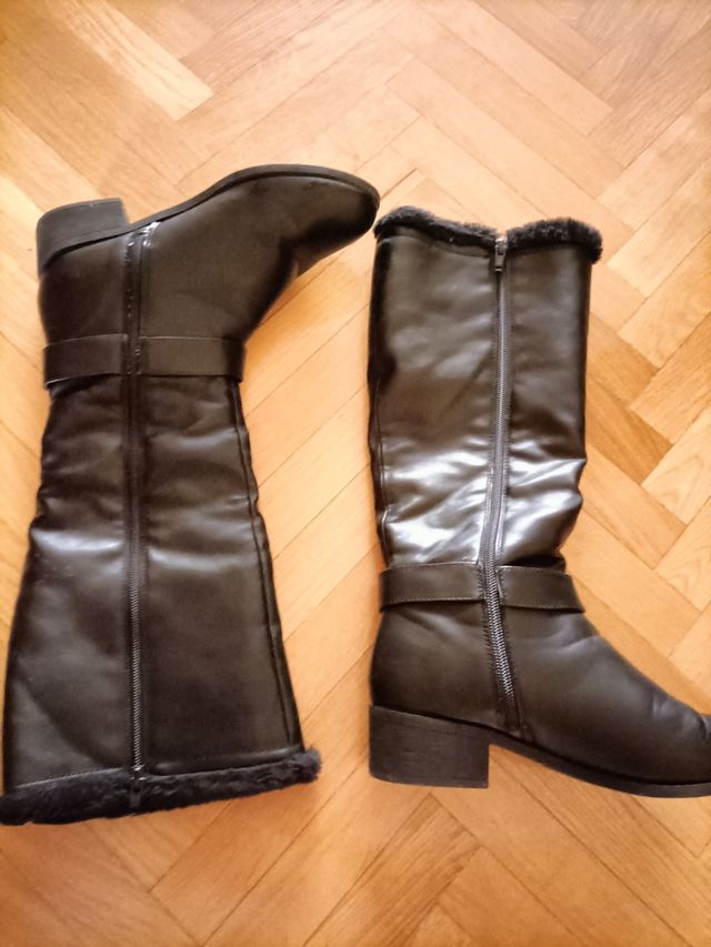 botas negras talla 37