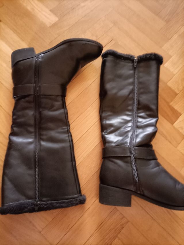 botas negras talla 37