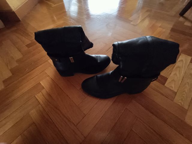 botas negras talla 37