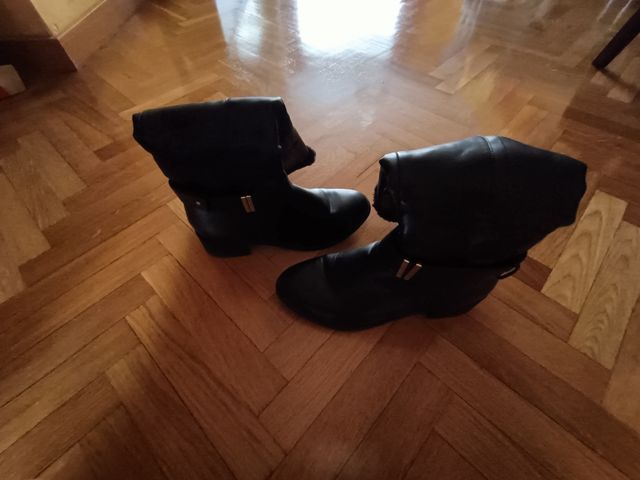 botas negras talla 37