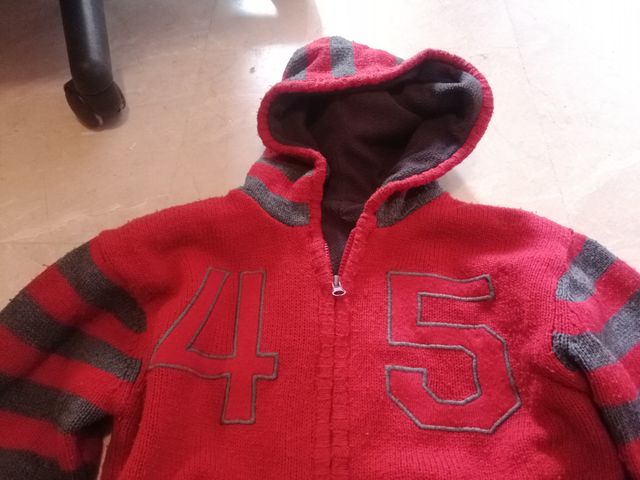 chaqueta invierno sudadera forrada