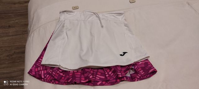 gonna per bambine di 8-9 anni, paddleball, tennis, pattinaggio