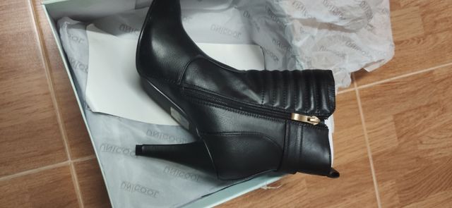 botines tacón talla 38 nuevos unicool.