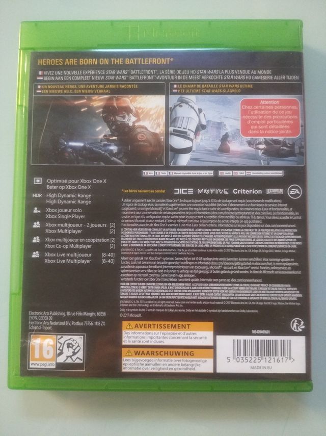juego Xbox one Battlefront ll