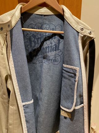 Chaqueta de piel hombre hack and jones