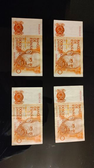 Billetes 200 pesetas
