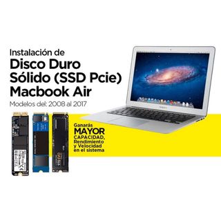 Instalación de SSD Pcie MacBook Air