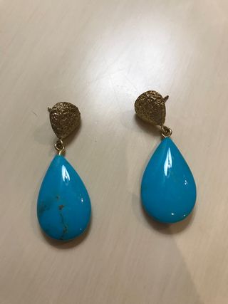 Pendientes de turquesas 