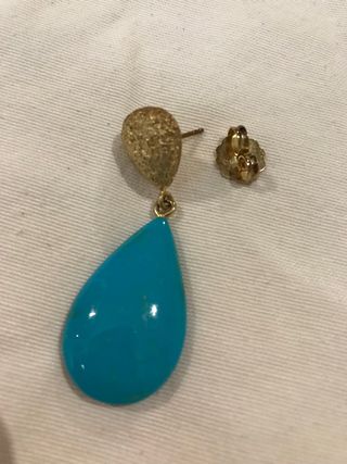 Pendientes de turquesas 