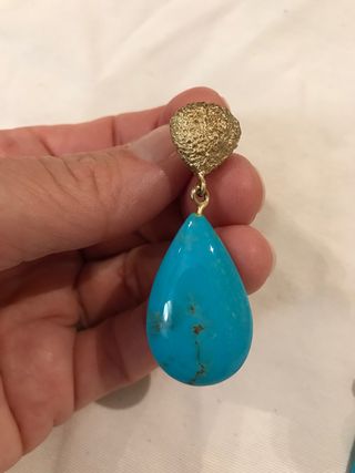 Pendientes de turquesas 