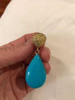 Pendientes de turquesas 