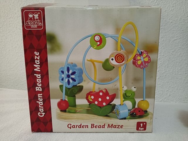 Juguete laberinto de madera