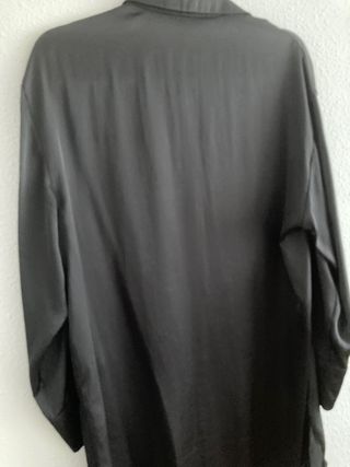 NUEVO Vestido satén negro Talla  L Zara
