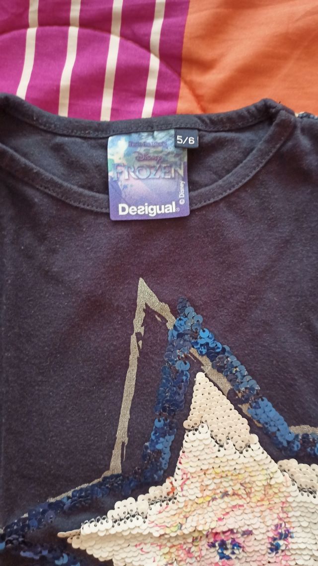 Camiseta Desigual Elsa y Ana